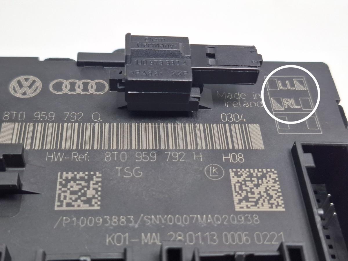 Modul usa dreapta fata AUDI A4 IV 8K2, B8 2007 - 2015 TDI CAGB, CJCB, CSUB 8T0959792Q , 8T0959792H