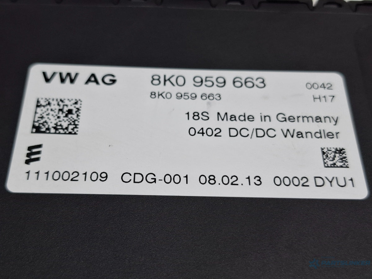 Modul stabilizator tensiune AUDI A4 IV 8K2, B8 2007 - 2015 TDI CAGB, CJCB, CSUB 8K0959663