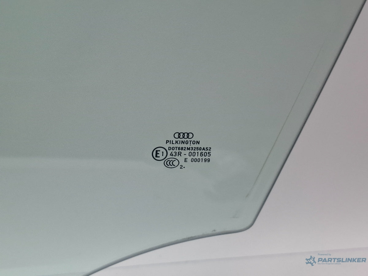 Geam usa stanga fata AUDI A4 IV 8K2, B8 2007 - 2015 TDI CAGB, CJCB, CSUB Pilkington 43R-001605 8K0845201D