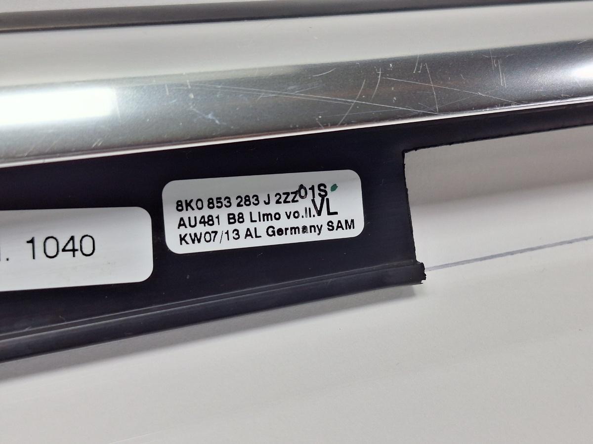 Ornament crom usa stanga fata AUDI A4 IV 8K2, B8 2007 - 2015 TDI CAGB, CJCB, CSUB  8K0853283J