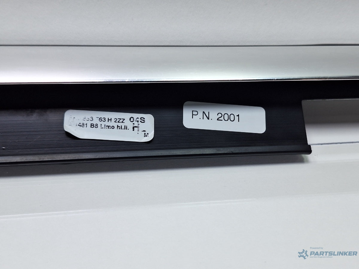 Ornament crom usa stanga spate AUDI A4 IV 8K2, B8 2007 - 2015 TDI CAGB, CJCB, CSUB 8K0853763H