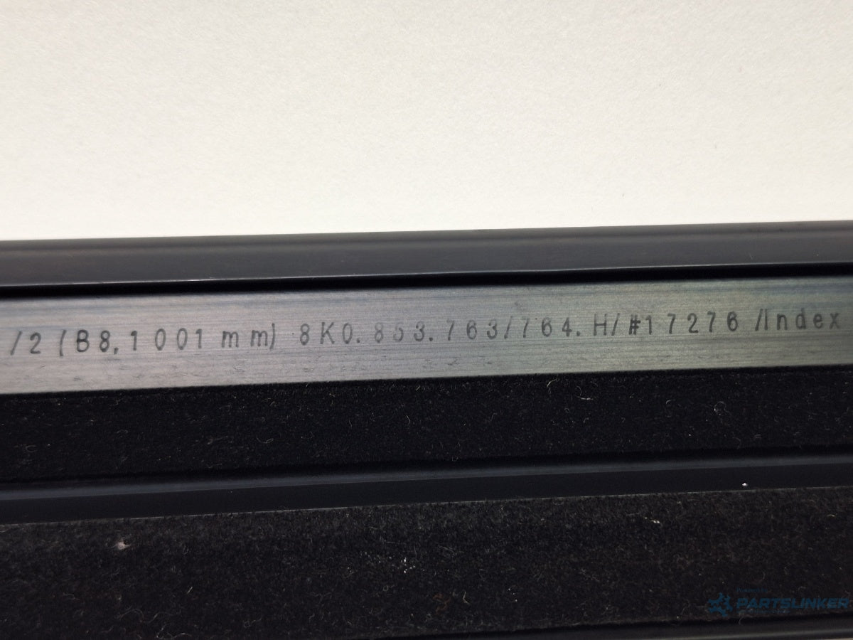 Ornament crom usa dreapta spate AUDI A4 IV 8K2, B8 2007 - 2015 TDI CAGB, CJCB, CSUB 8K0853764H