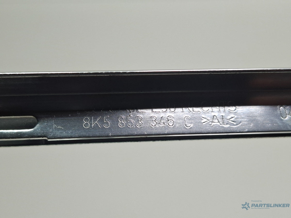 Ornament crom geam fix dreapta spate AUDI A4 IV 8K2, B8 2007 - 2015 TDI CAGB, CJCB, CSUB 8K5853346C