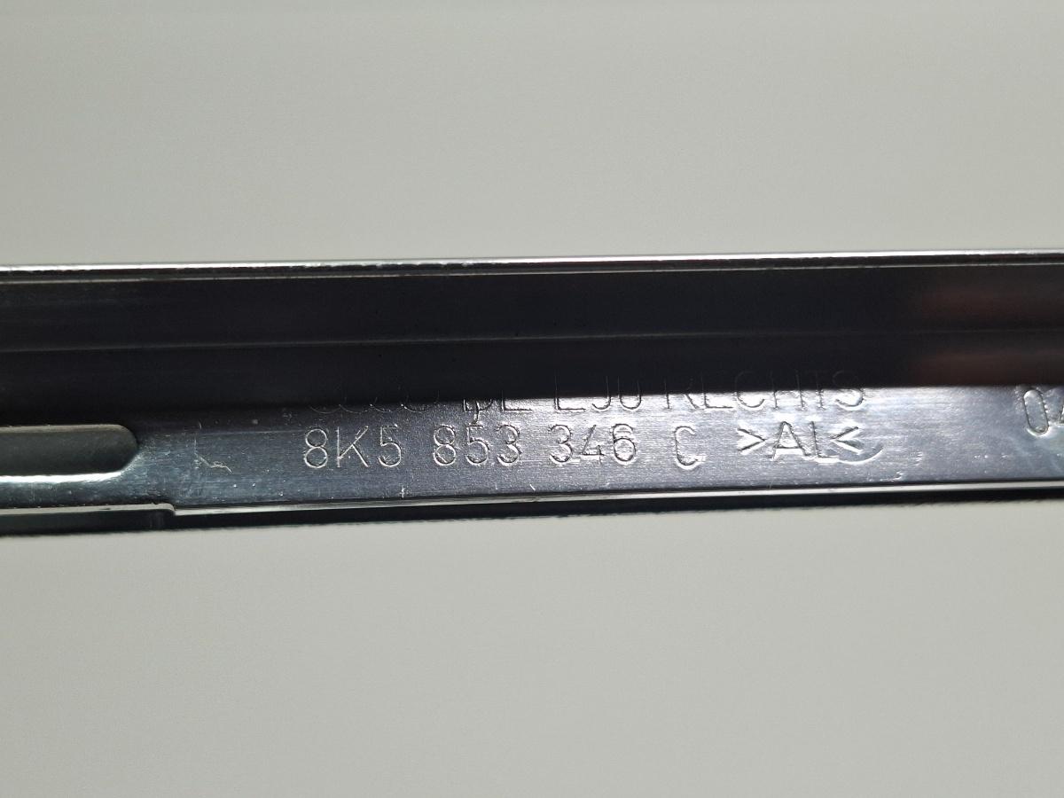 Ornament crom geam fix dreapta spate AUDI A4 IV 8K2, B8 2007 - 2015 TDI CAGB, CJCB, CSUB 8K5853346C