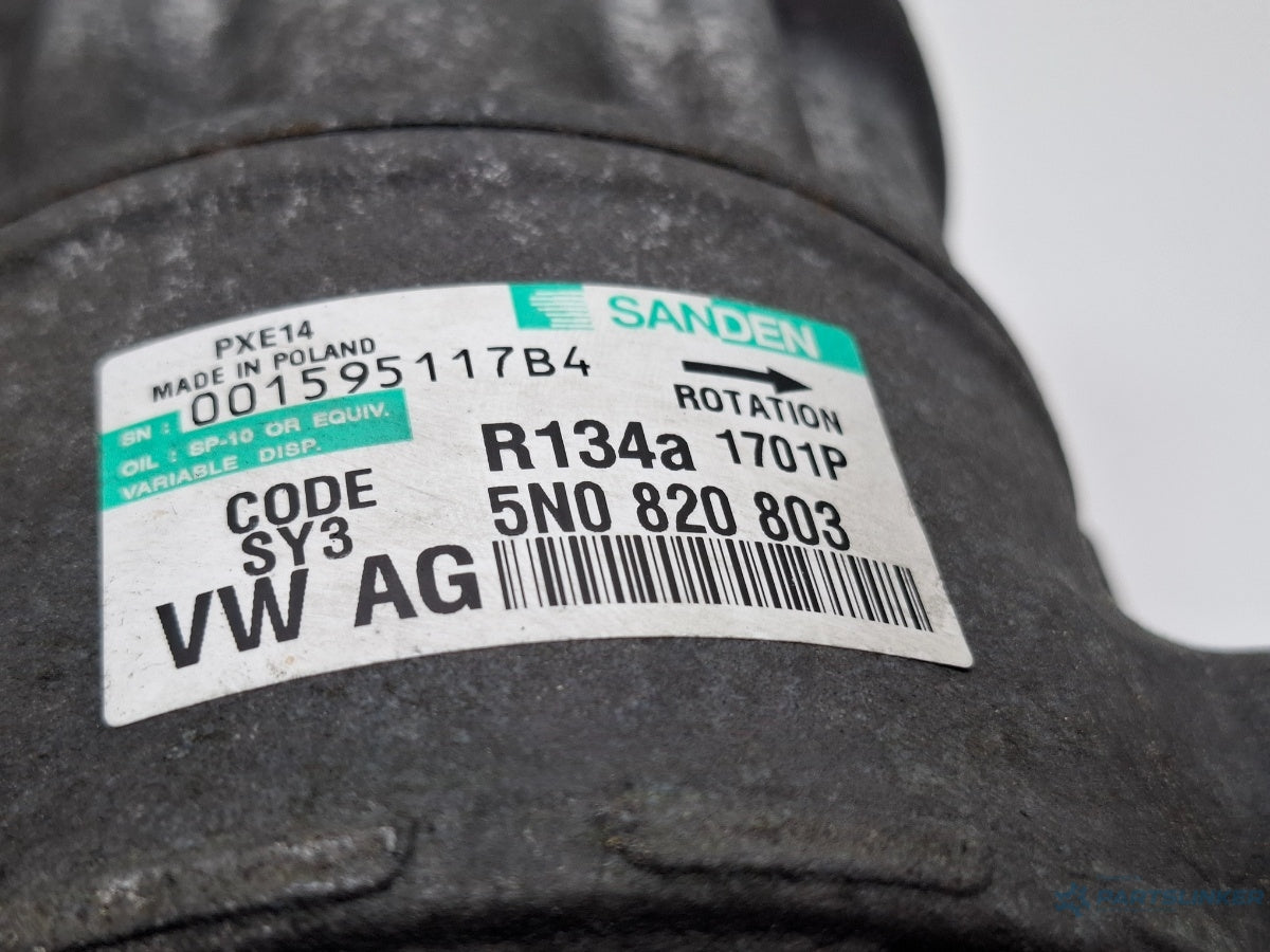 Compresor  AC VOLKSWAGEN PASSAT Variant 3C5 2005 - 2011 TDI  BLS SANDEN 5N0820803
