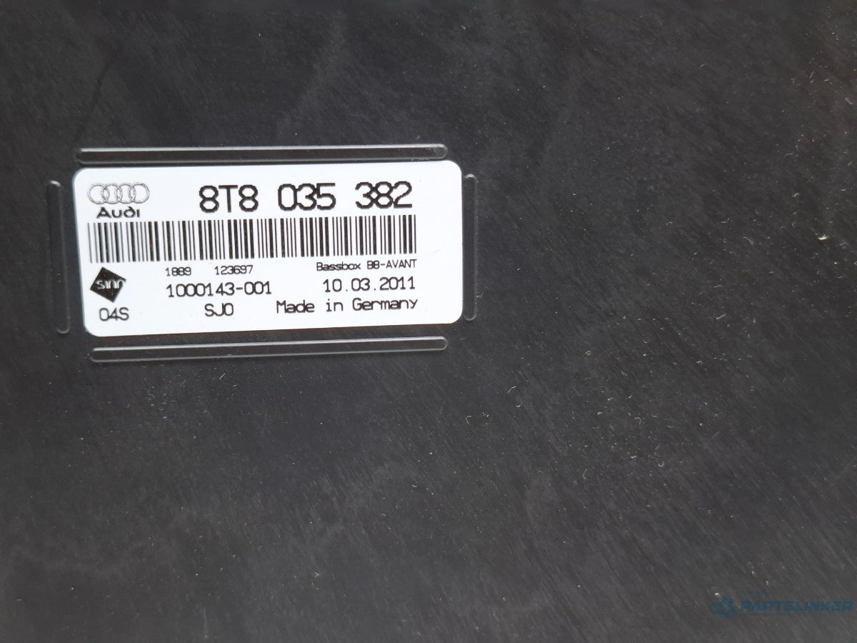 Subwoofer AUDI A4 IV Avant 8K5, B8 2007 - 2015 TDI CAGA, CJCA, CMEA, CMFA 8T8035382