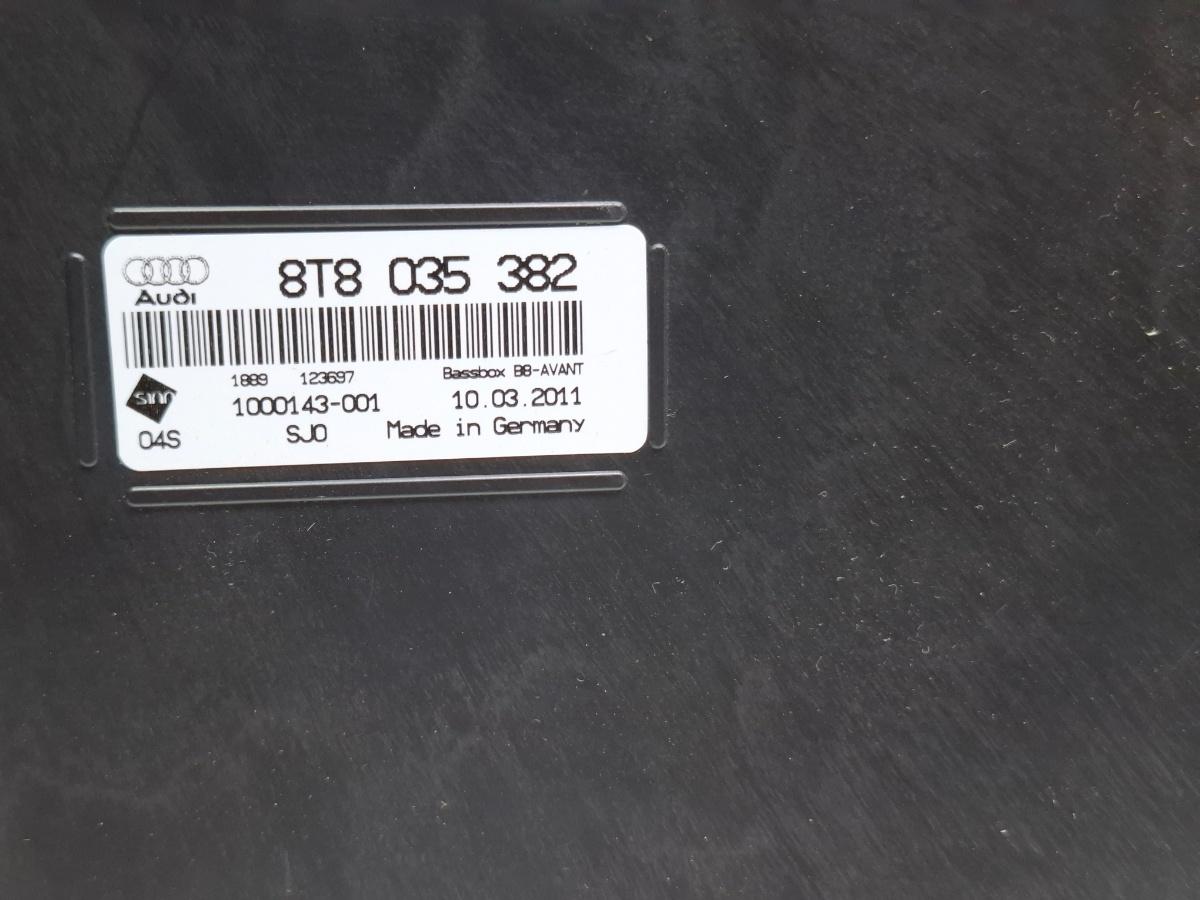 Subwoofer AUDI A4 IV Avant 8K5, B8 2011 2.0 TDI CAGA 105KW|143HP 2011