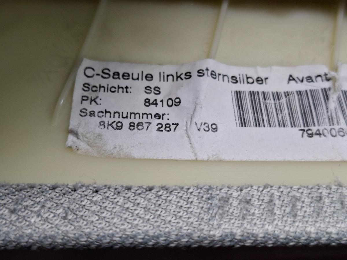 Ornament stalp superior AUDI A4 IV Avant 8K5, B8 2011 2.0 TDI CAGA 105KW|143HP 2011