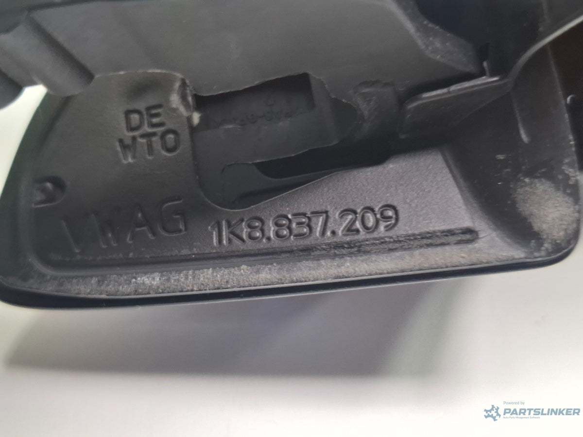 Maner exterior usa stanga VOLKSWAGEN GOLF VI 5K1_ 2008 - 2012 Negru L041 1K8837209