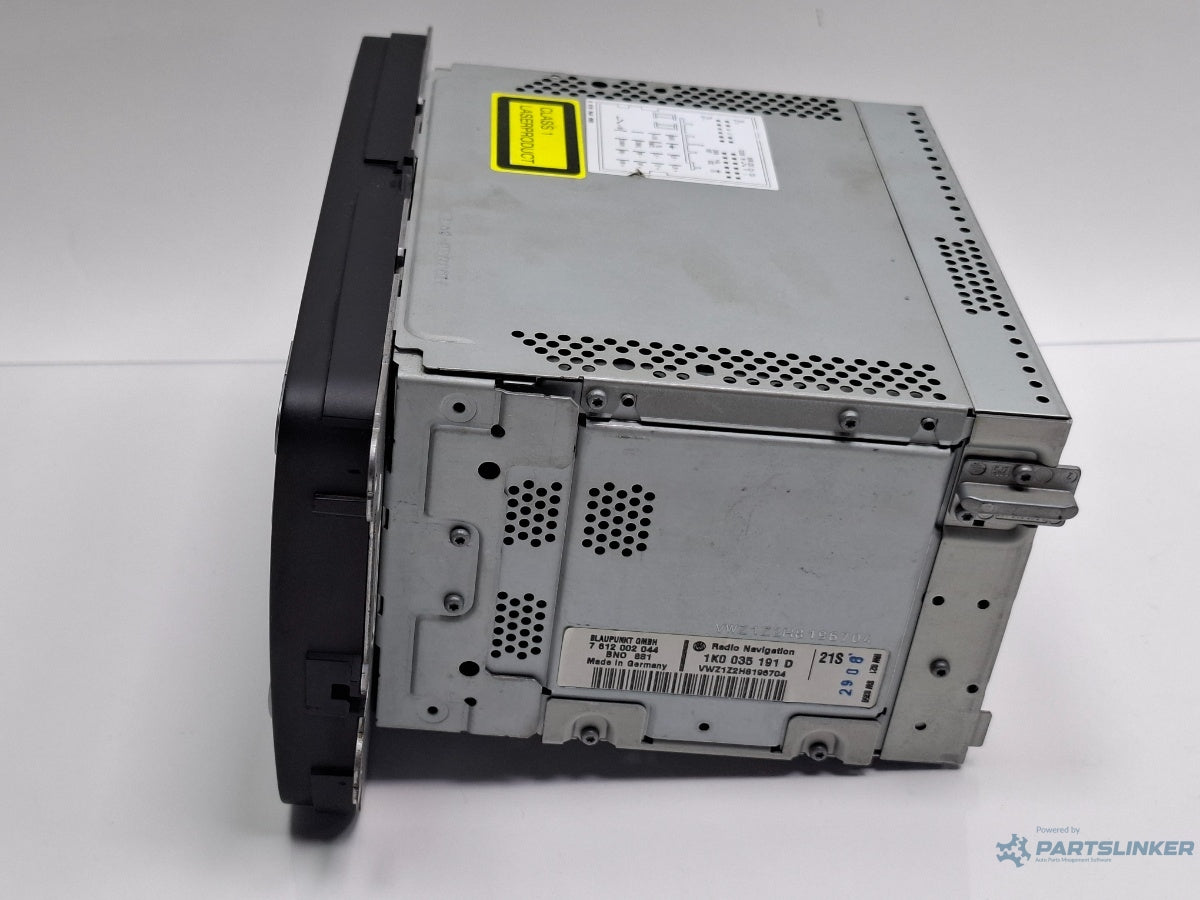 Radio CD cu sistem navigatie VOLKSWAGEN TIGUAN 5N_ 2007 - >2.0 TDI 4motion CBAB, CFFB, CLJA Blaupunkt 7612002044 1K0035191D