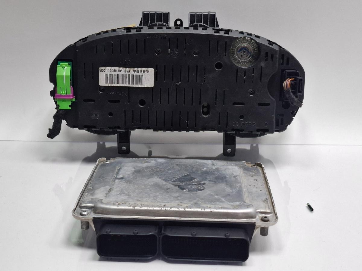 Kit pornire SEAT CORDOBA III 6L2 2002 - 2009 1.4 TDI BNV BOSCH 0281012708 045906019BQ , 6L0920822C