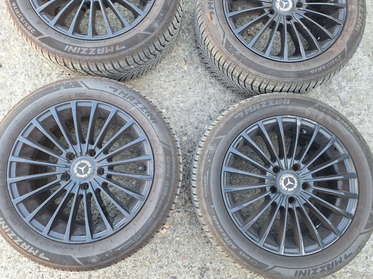 Jante din aliaj 5x112 cu anvelope Mazzini cross allseason 205/55 R16 VOLKSWAGEN CADDY 2010 - 2020