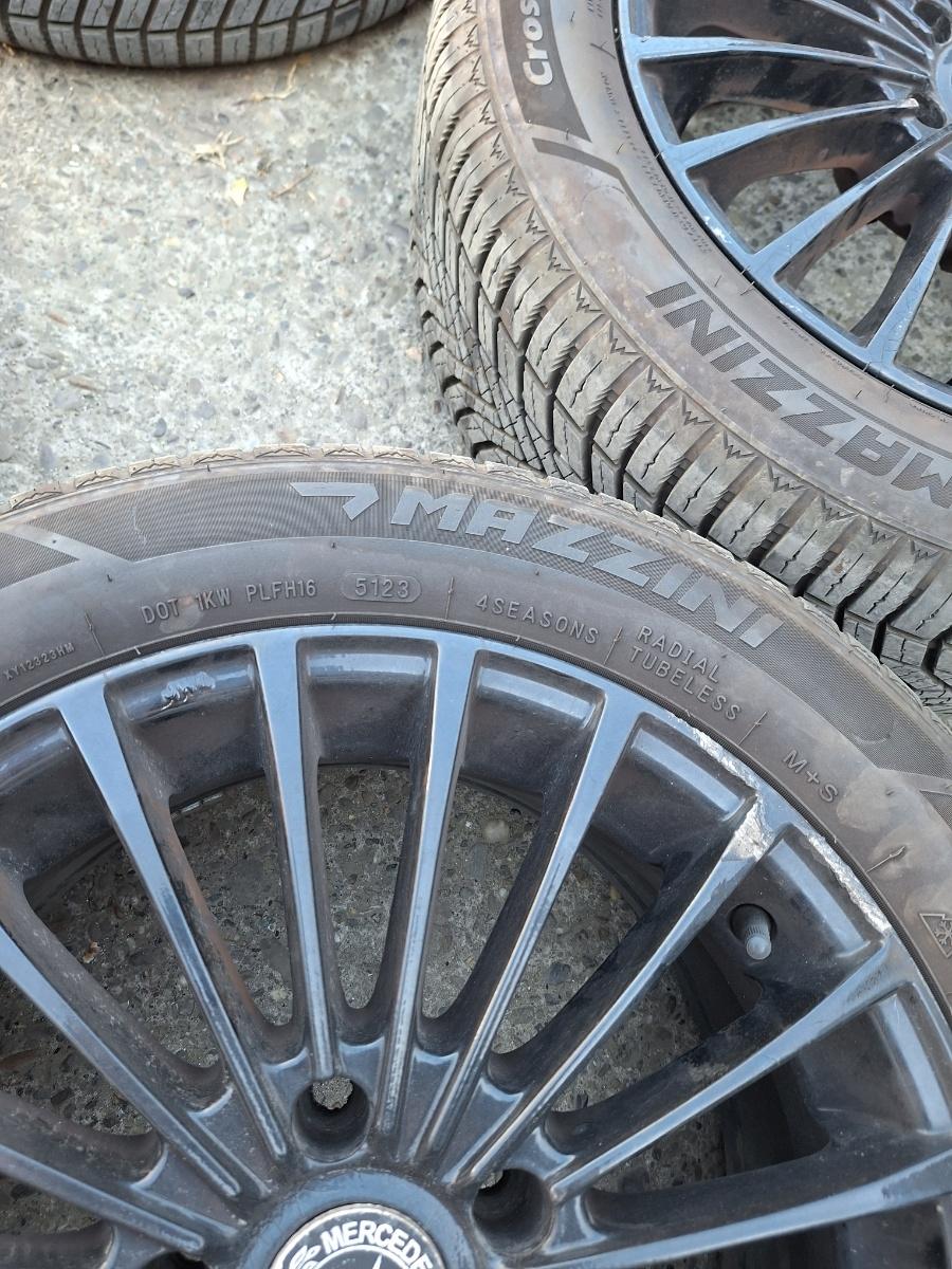 Jante din aliaj 5x112 cu anvelope Mazzini cross allseason 205/55 R16 VOLKSWAGEN CADDY 2010 - 2020