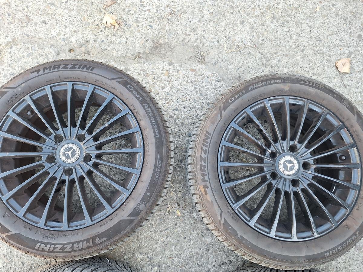 Jante din aliaj 5x112 cu anvelope Mazzini cross allseason 205/55 R16 VOLKSWAGEN CADDY 2010 - 2020
