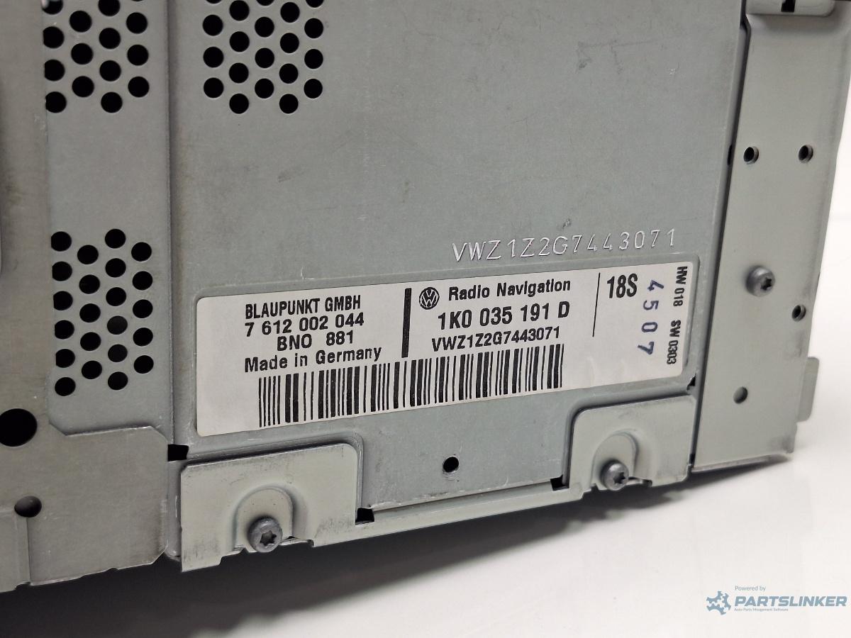 Radio CD cu navigatie VOLKSWAGEN PASSAT Variant 3C5 2008 1.9 TDI BLS 77KW|105HP 2008
