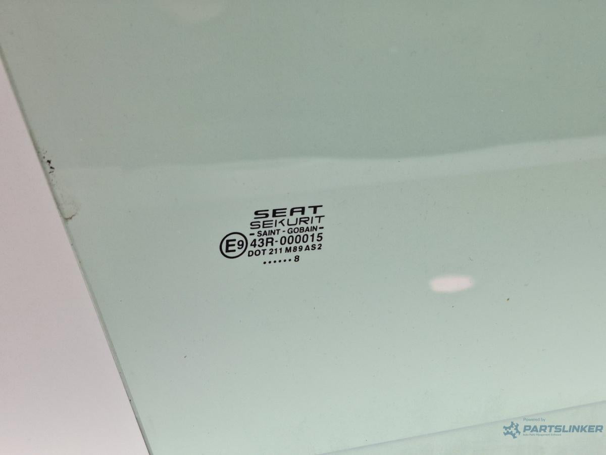 Geam usa dreapta fata SEAT IBIZA IV 6L1 2002 - 20091.4 16V BBY, BKY Sekurit 43R-000015 6L4845202