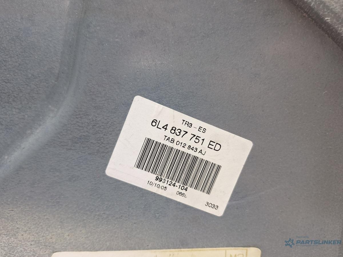 Macara geam stanga fata SEAT IBIZA IV 6L1 2002 - 20091.4 16V BBY, BKY 6L4837751ED