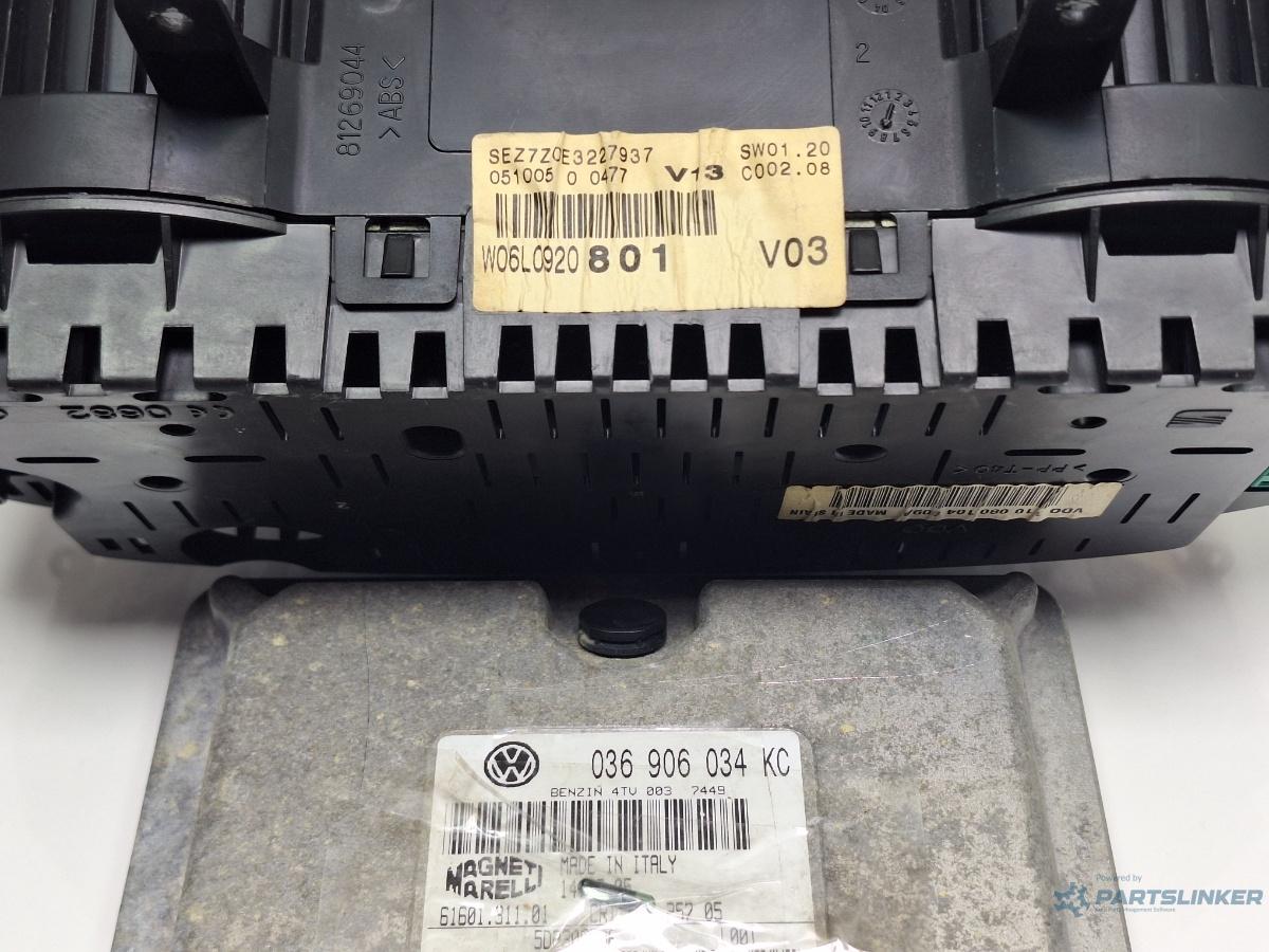 Kit pornire SEAT IBIZA IV 6L1 2002 - 2009 1.4 16V  BKY 036906034KC , 6L0920801