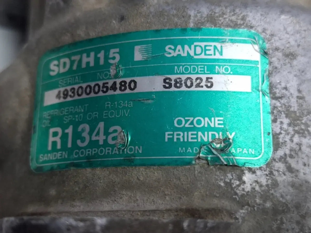 Compresor AC VOLKSWAGEN CADDY II Box 9K9A 1995 - 2004 1.9 SDI AEY, AYQ SANDEN 4930005480 1H0820803D