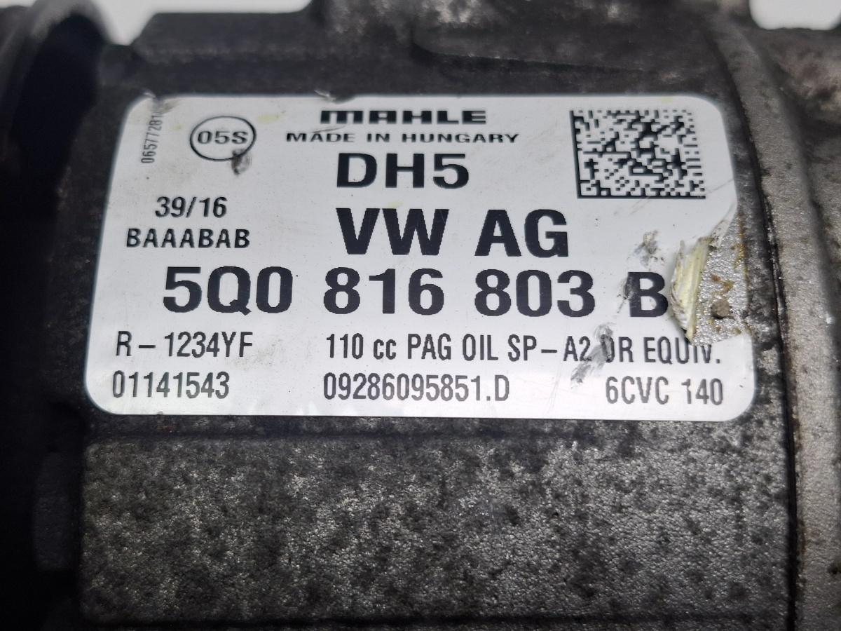 Compresor AC VOLKSWAGEN CADDY IV Estate SAB, SAJ 2015 -> 2.0 TDI CUUD, DFSD 5Q0816803B