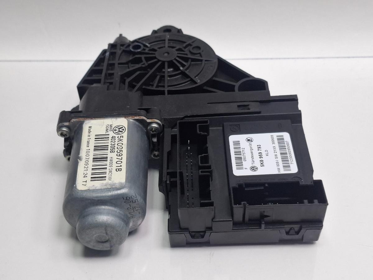 Motoras macara geam stanga fata VOLKSWAGEN GOLF VI 5K1 2008 - 20132.0 TDI CBDC, CLCA 5K0959701B , 5K0959793