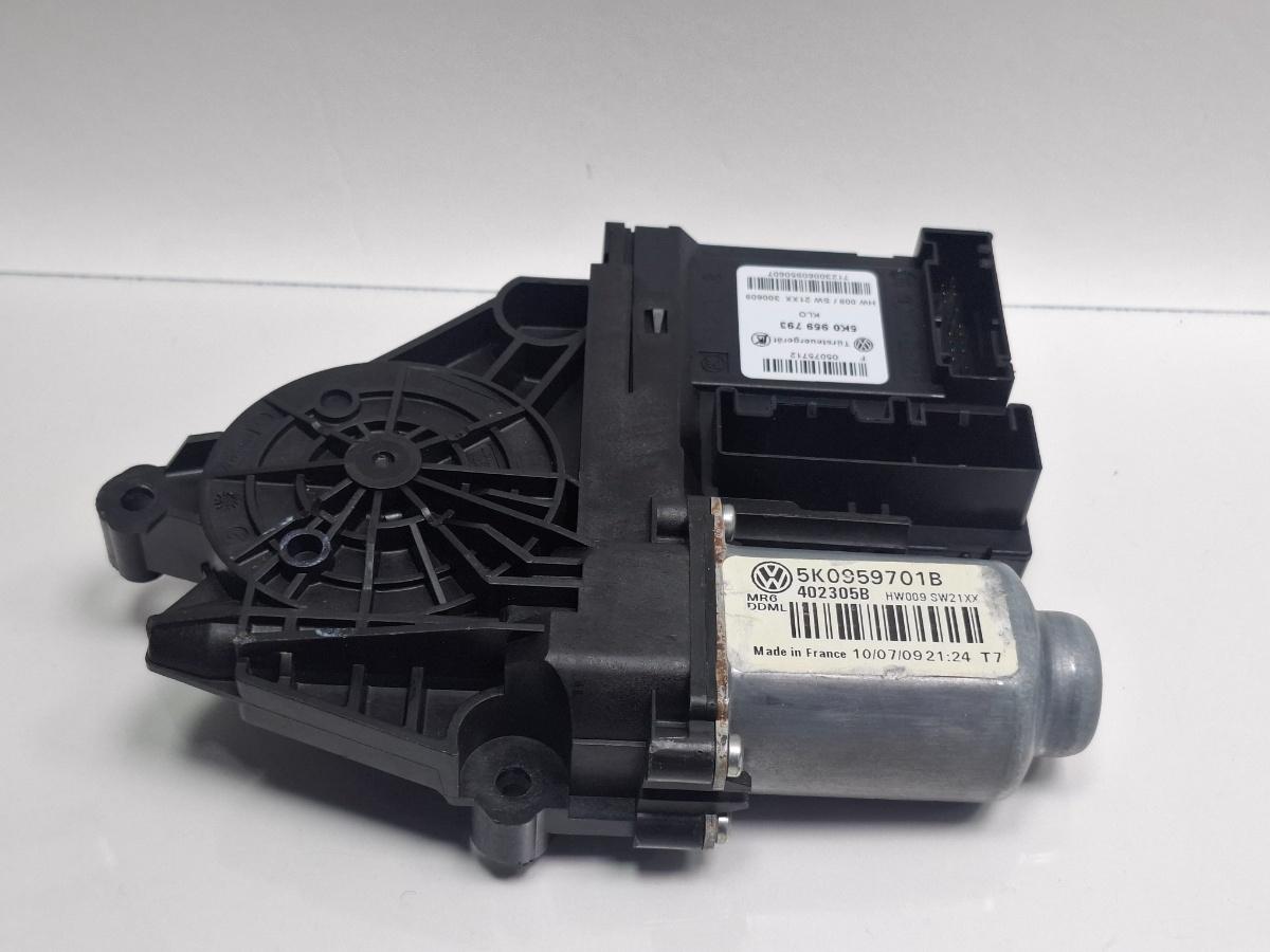 Motoras macara geam stanga fata VOLKSWAGEN GOLF VI 5K1 2008 - 20132.0 TDI CBDC, CLCA 5K0959701B , 5K0959793