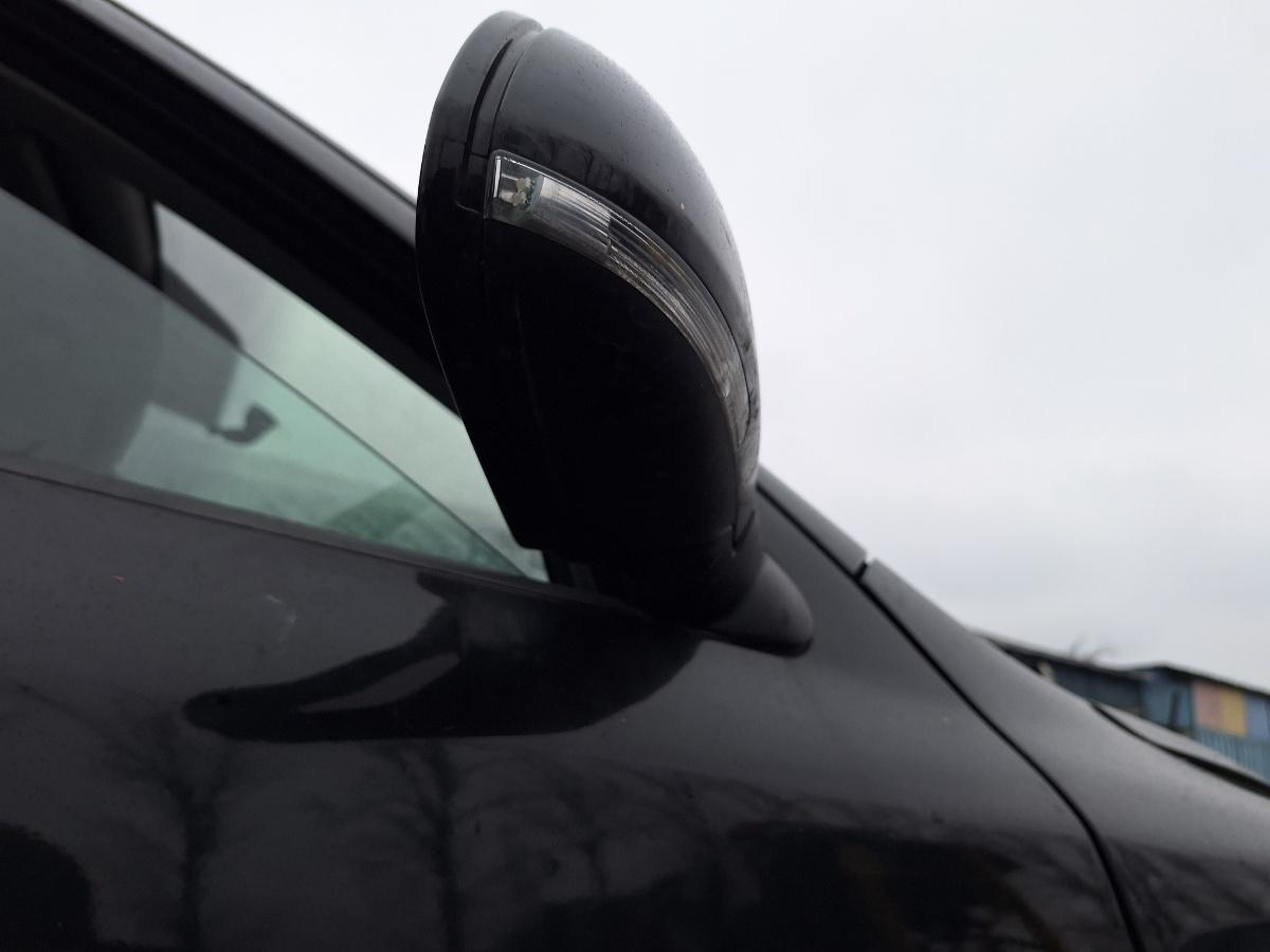 Oglinda laterala electrica portiera fata dreapta SKODA OCTAVIA 2 Facelift  2009 - 2013 , negru LF9R