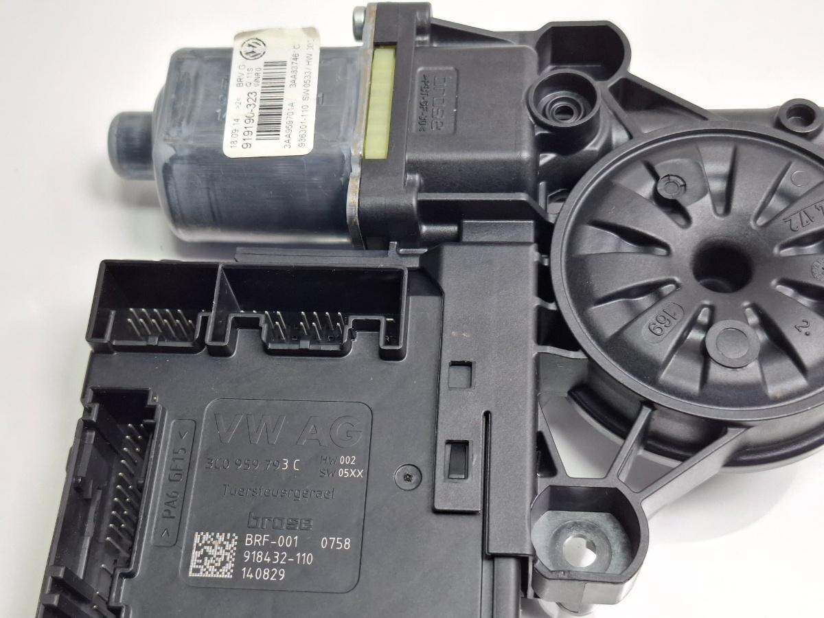 Motoras macara stanga fata VOLKSWAGEN PASSAT 365 2010 - 20142.0 2.0 TDi BlueMotion CFFB 3C0959793C , 3AA959701A