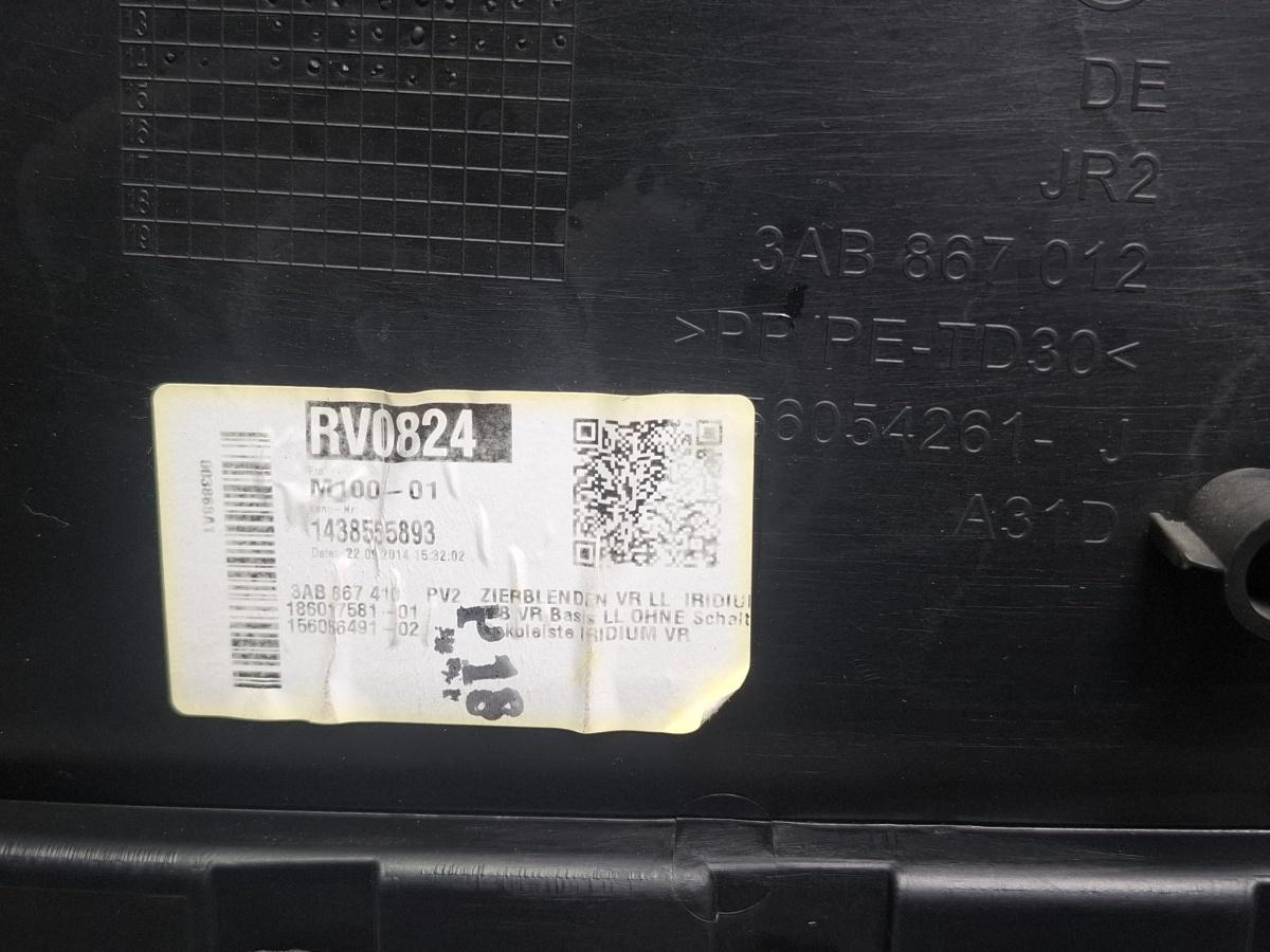 Panou usa dreapta fata VOLKSWAGEN PASSAT 365 2010 - 20142.0 2.0 TDi BlueMotion CFFB 3AB867012 , 3AB867410