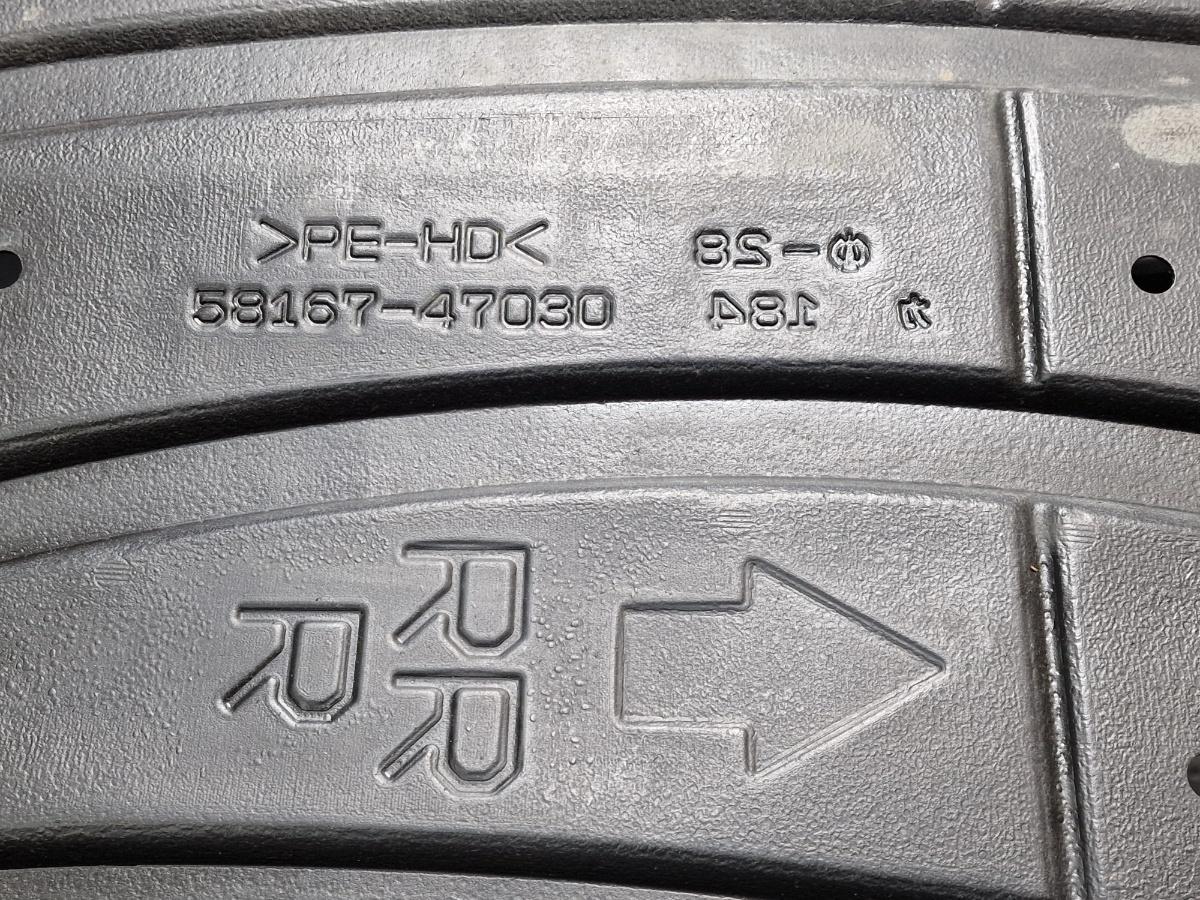 Scut protectie  dreapta spate TOYOTA PRIUS _W3_ 2008 - >1.8 Hybrid 2ZR-FXE 5816747030