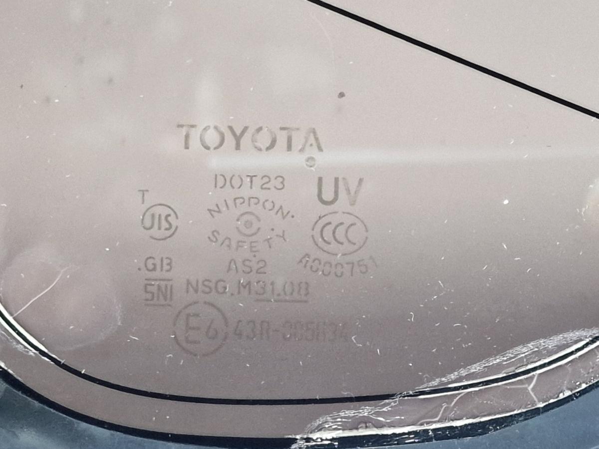 Geam fix lateral dreapta spate TOYOTA PRIUS _W3_ 2008 - >1.8 Hybrid 2ZR-FXE 43R005834 6271047130