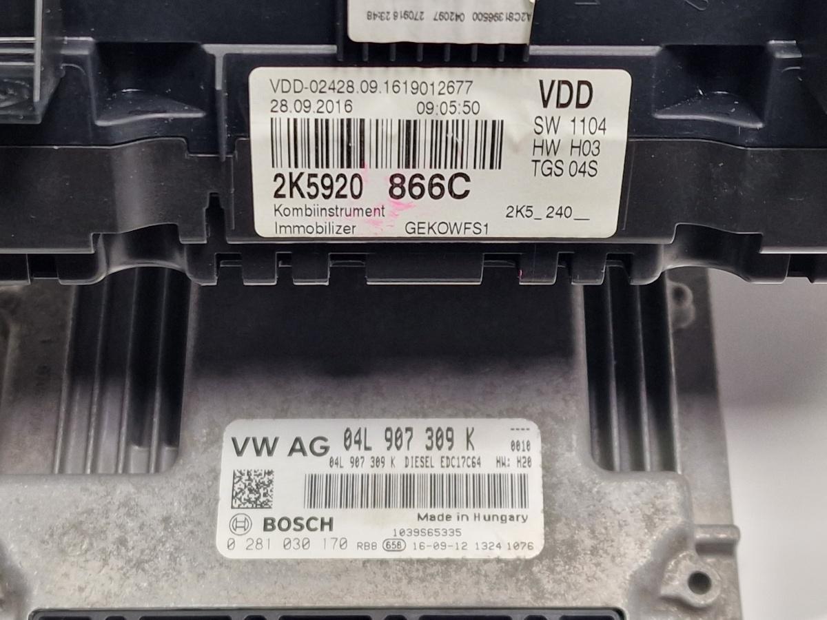 Kit pornire VOLKSWAGEN CADDY IV Estate SAB, SAJ 2015 - >2.0 TDI CUUD, DFSD 04L907309K , 2K5920866C
