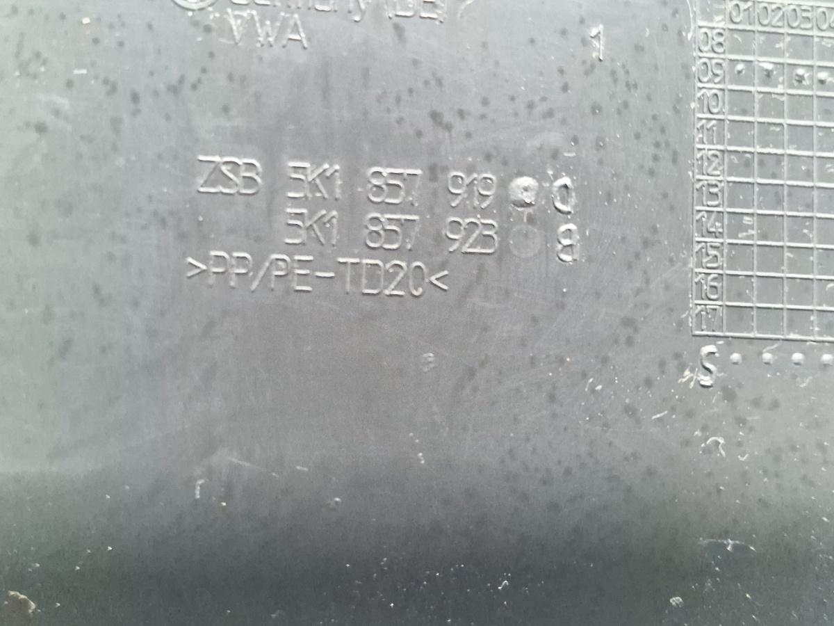 Torpedou mic stanga VOLKSWAGEN GOLF VI 5K1 2008 - 20132.0 TDI CBDC, CLCA 5K1857919D , 5K1857923B
