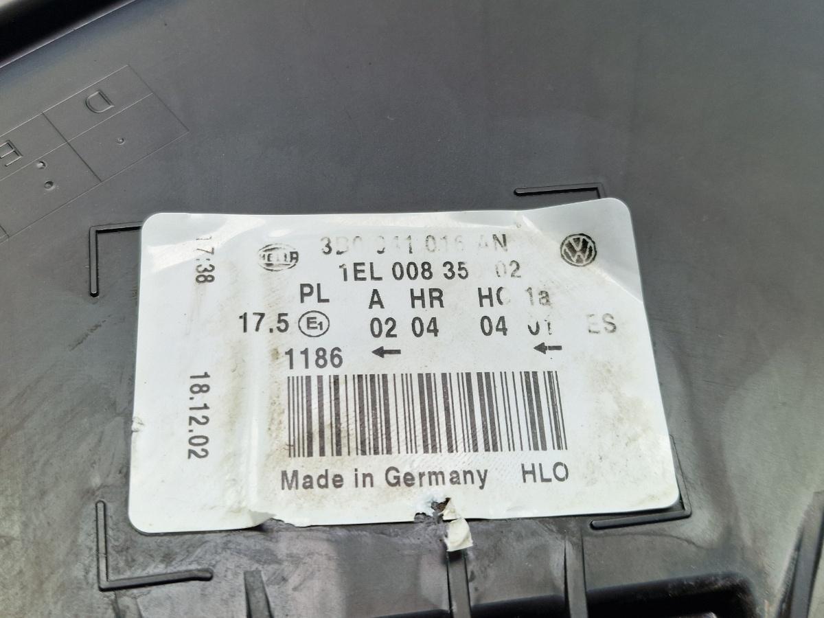 Far dreapta VOLKSWAGEN PASSAT 3B3 2000 - 20051.9 TDI AVF, AWX HELLA 3B0041016AN , 1EL00835002