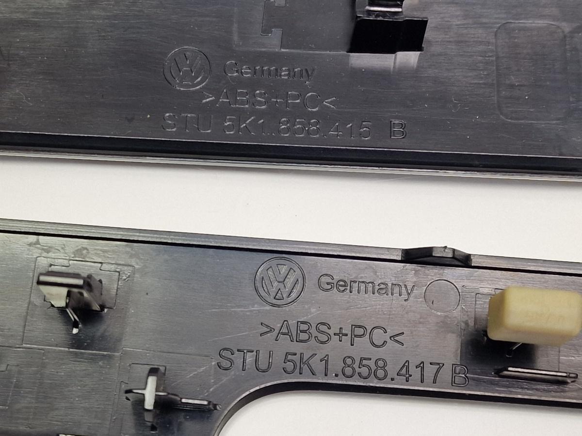 Ornamente bord VOLKSWAGEN GOLF VI 5K1 2008 - 20132.0 TDI CBDC, CLCA 5K1858415B , 5K1858417B