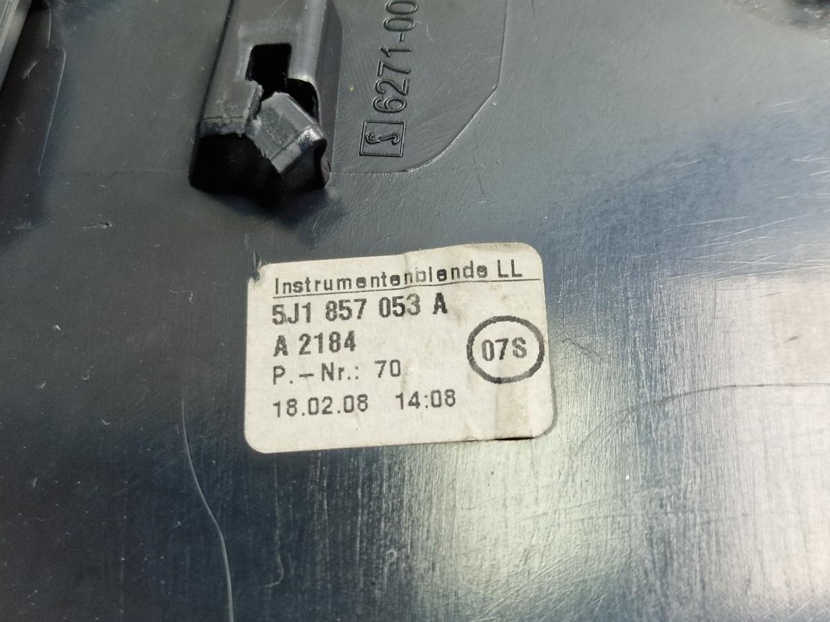 Ornament ceasuri bord SKODA FABIA II 542 2006 - 20141.2 1.2 1.2 BBM, CHFA 5J1857053A