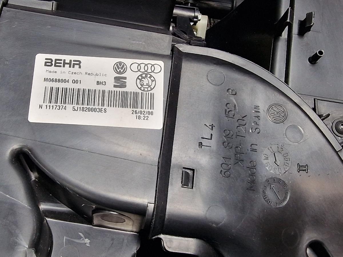 Carcasa aeroterma SKODA FABIA II 542 2006 - 20141.2 1.2 1.2 BBM, CHFA 5J1820003ES , 6Q1 819 152 B