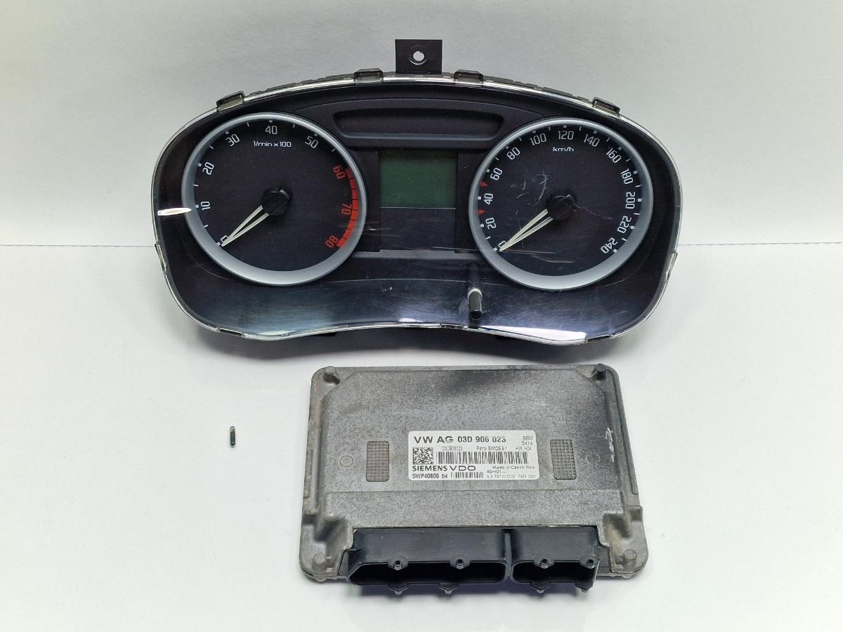 Kit pornire SKODA FABIA II 542 2006 - 20141.2 1.2 1.2 BBM, CHFA SIEMENS VDO 5WP40806 03D906023 , 5J0920810B