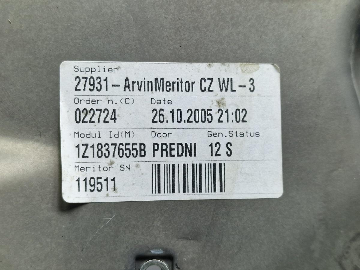 Macara geam stanga fata SKODA OCTAVIA 1Z3 2004 - 20131.9 TDI BJB, BKC, BLS, BXE 1Z1837655B