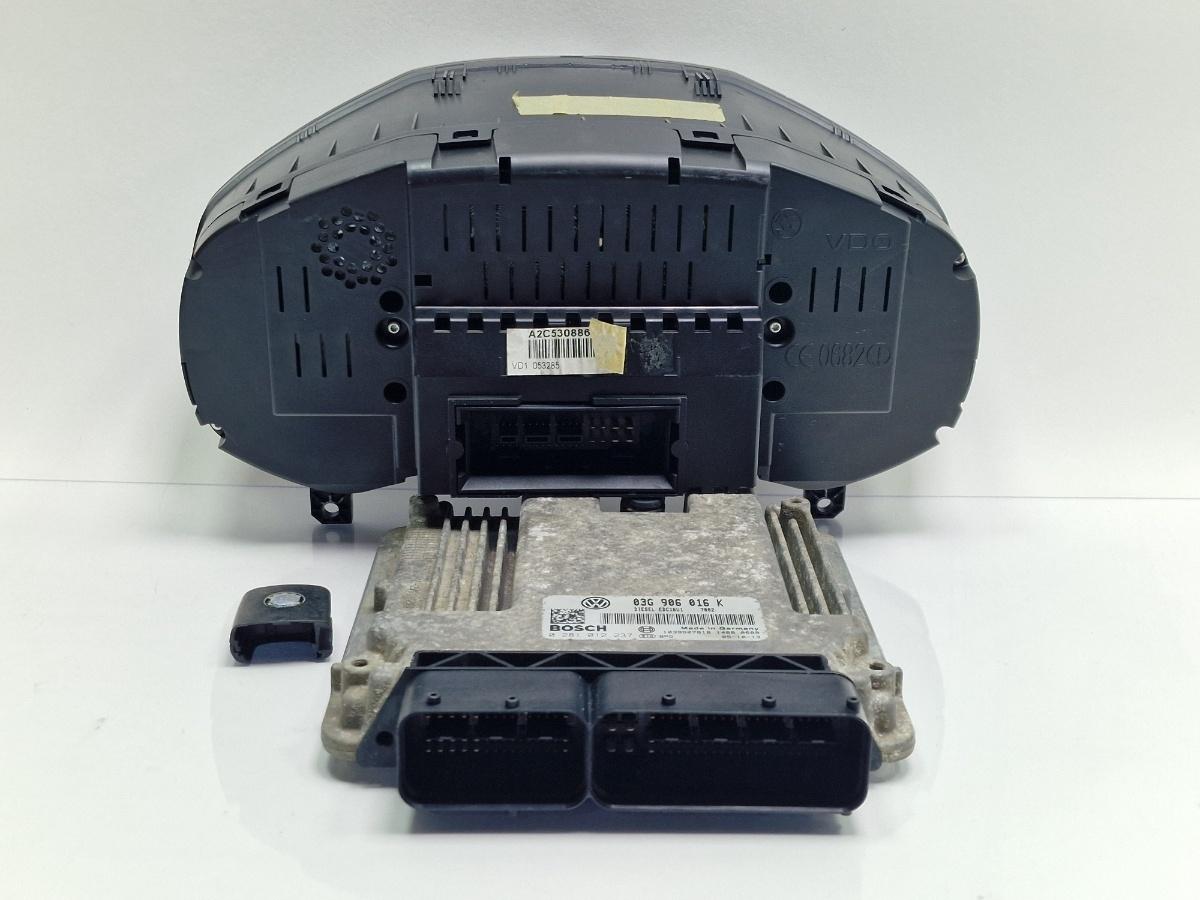 Kit pornire SKODA OCTAVIA 1Z3 2004 - 2008 1.9 TDI  BKC BOSCH 0281012237 1Z0920841D , 03G906016K