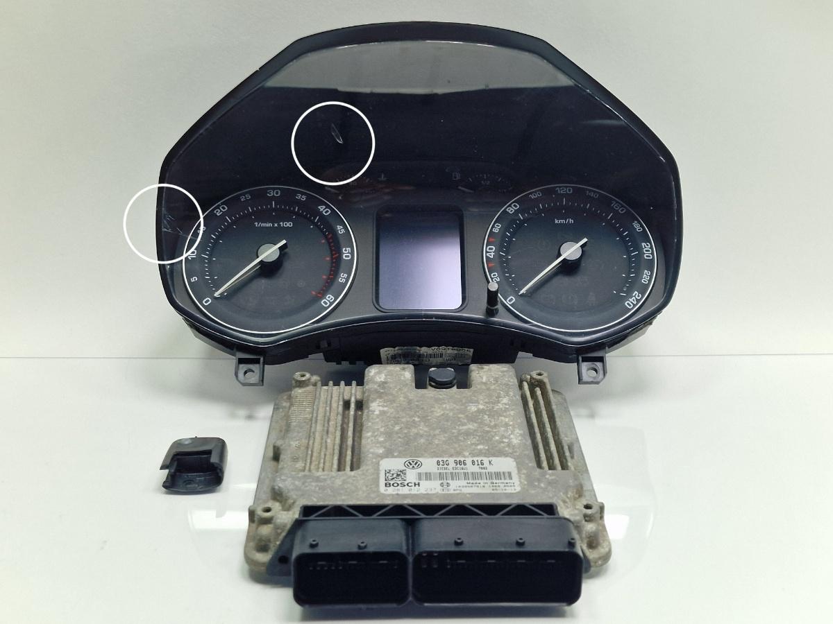 Kit pornire SKODA OCTAVIA 1Z3 2004 - 2008 1.9 TDI  BKC BOSCH 0281012237 1Z0920841D , 03G906016K