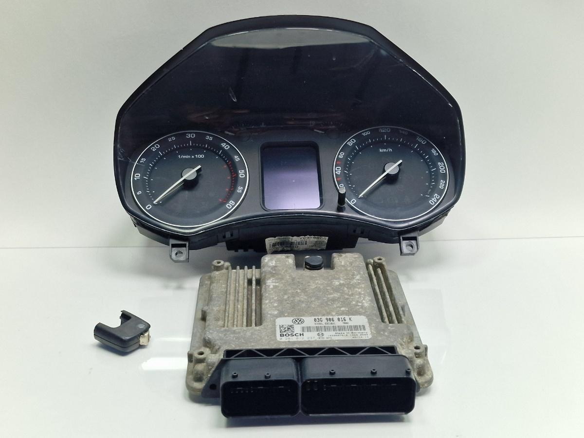 Kit pornire SKODA OCTAVIA 1Z3 2004 - 2008 1.9 TDI  BKC BOSCH 0281012237 1Z0920841D , 03G906016K