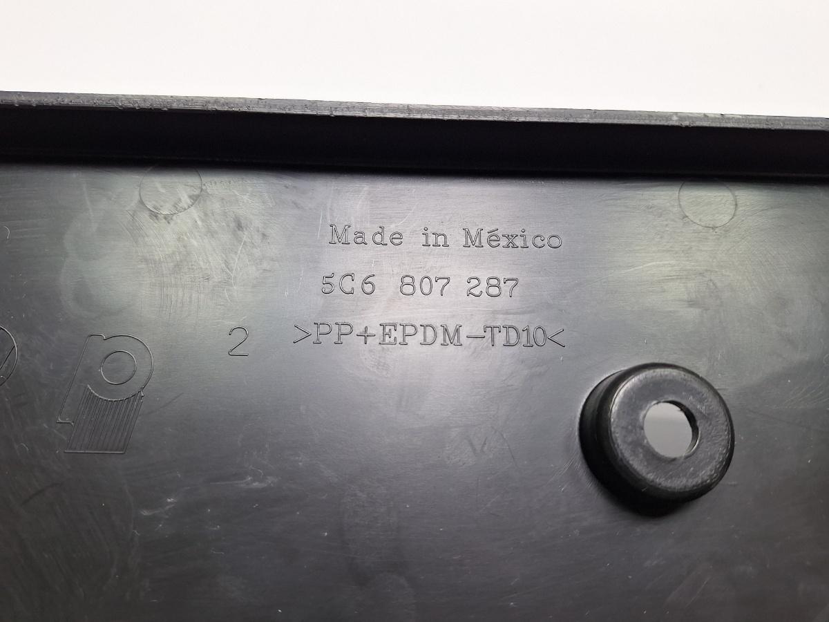 Cadru suport numar de inmatriculare VOLKSWAGEN JETTA IV 162, 163, AV3, AV2 2009 - >1.2 TSI CBZB 5C6807287