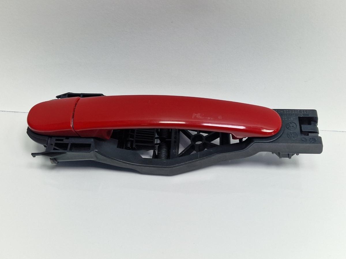 Maner exterior usa dreapta SKODA OCTAVIA II Combi 1Z5 2004 - 20132.0 TDI 16V rosu LF3K 6Y0837886 , 6Q4839885/886A