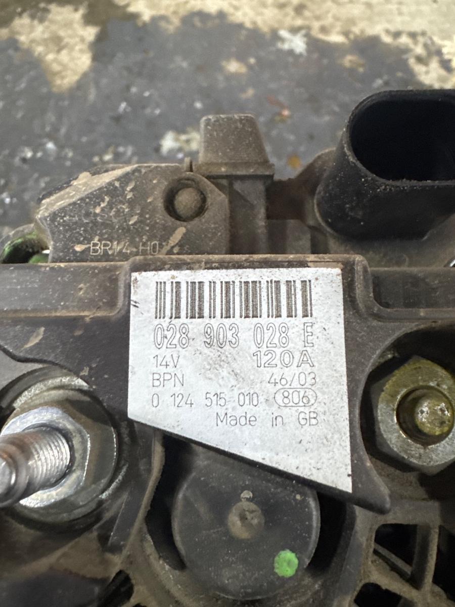 Alternator 120A VOLKSWAGEN GOLF IV Variant 1J5 1999 - 20061.9 TDI ATD, AXR 028903028E