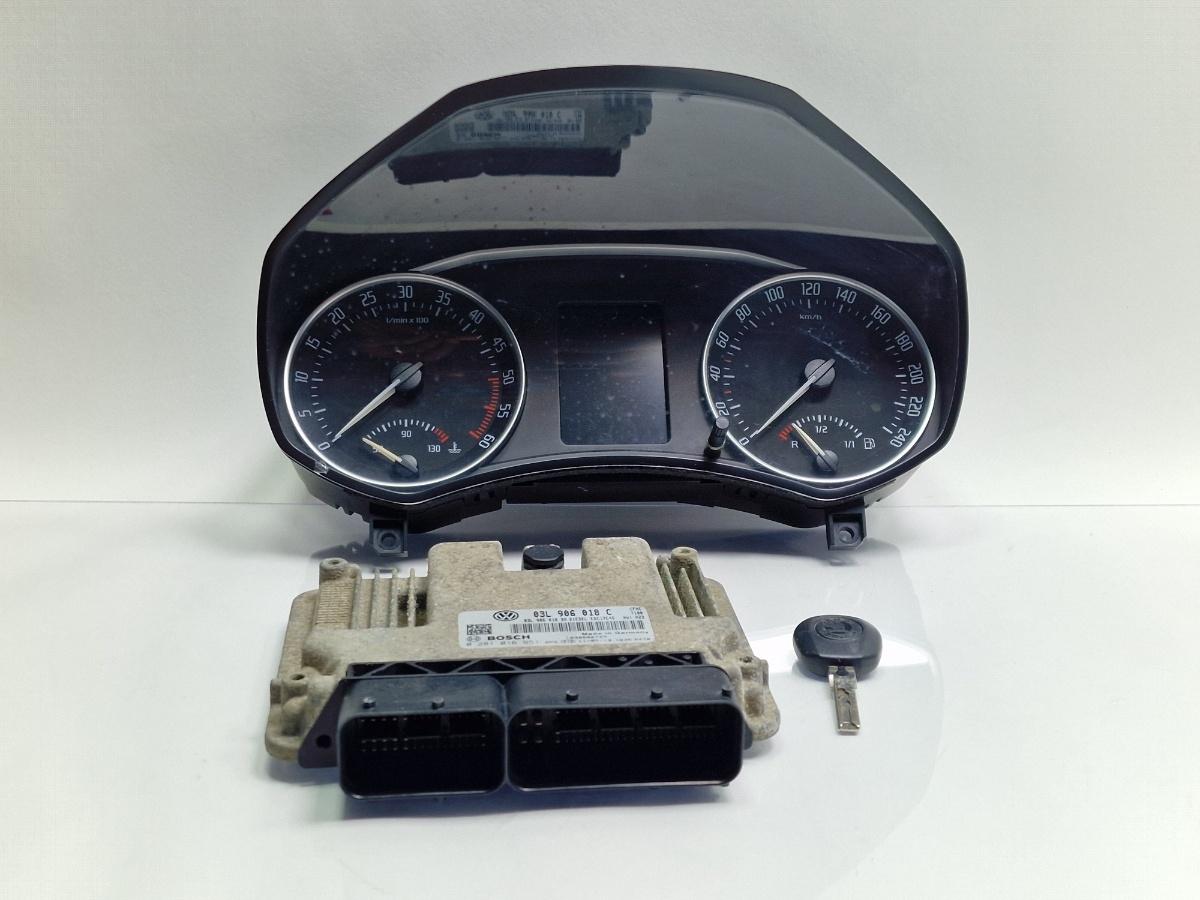 Kit de pornire SKODA OCTAVIA 1Z3 2009 - 2013 2.0 TDI CFHC BOSCH 0281016951 1Z0920843S , 03L906018C