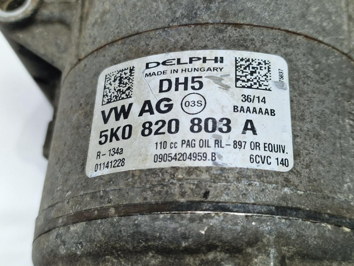 Compresor  AC VOLKSWAGEN PASSAT 365 2010 - 20142.0 2.0 TDi BlueMotion CFFB Delphi 5K0820803A