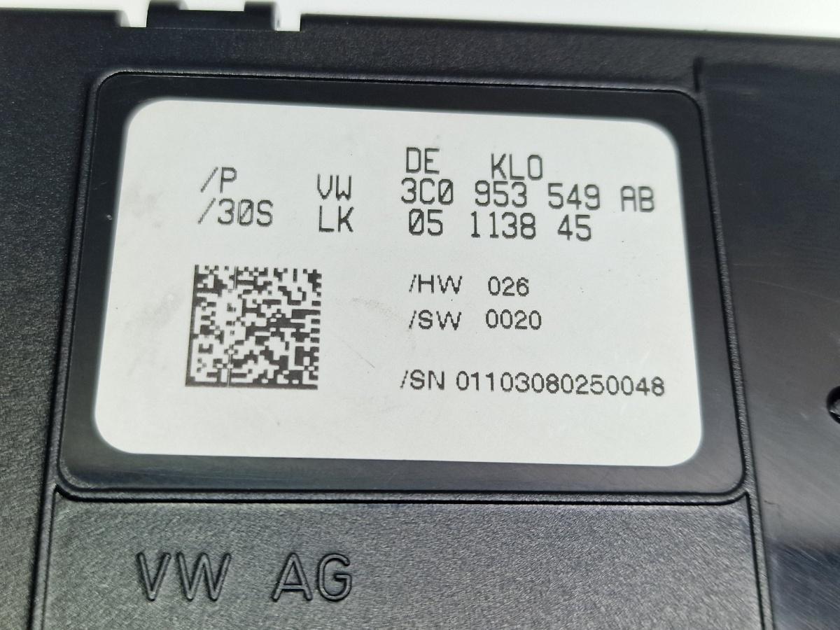 Modul colaona volan VOLKSWAGEN PASSAT Variant 3C5 2005 - 20111.9 TDI BKC, BLS, BXE 3C0953549AB