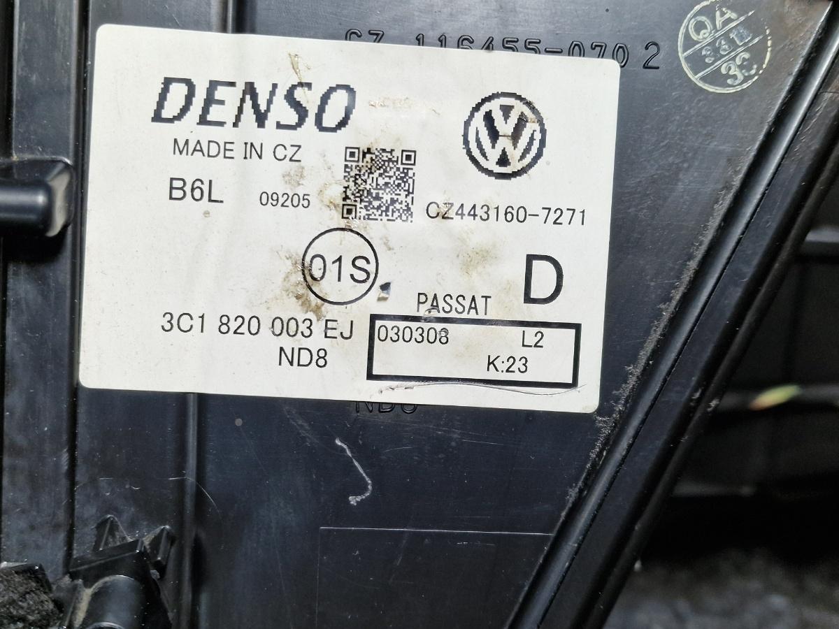Carcasa aeroterma VOLKSWAGEN PASSAT Variant 3C5 2005 - 20111.9 TDI BKC, BLS, BXE Denso 3C1820003EJ