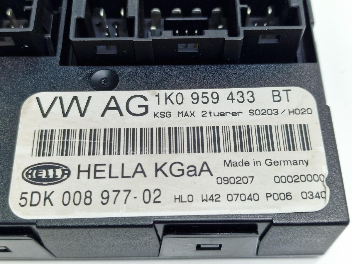 Modul confort SKODA OCTAVIA II Combi 1Z5 2004 - 20132.0 TDI 16V BKD, CFHC, CLCB HELLA 5DK00897702 1K0959433BT